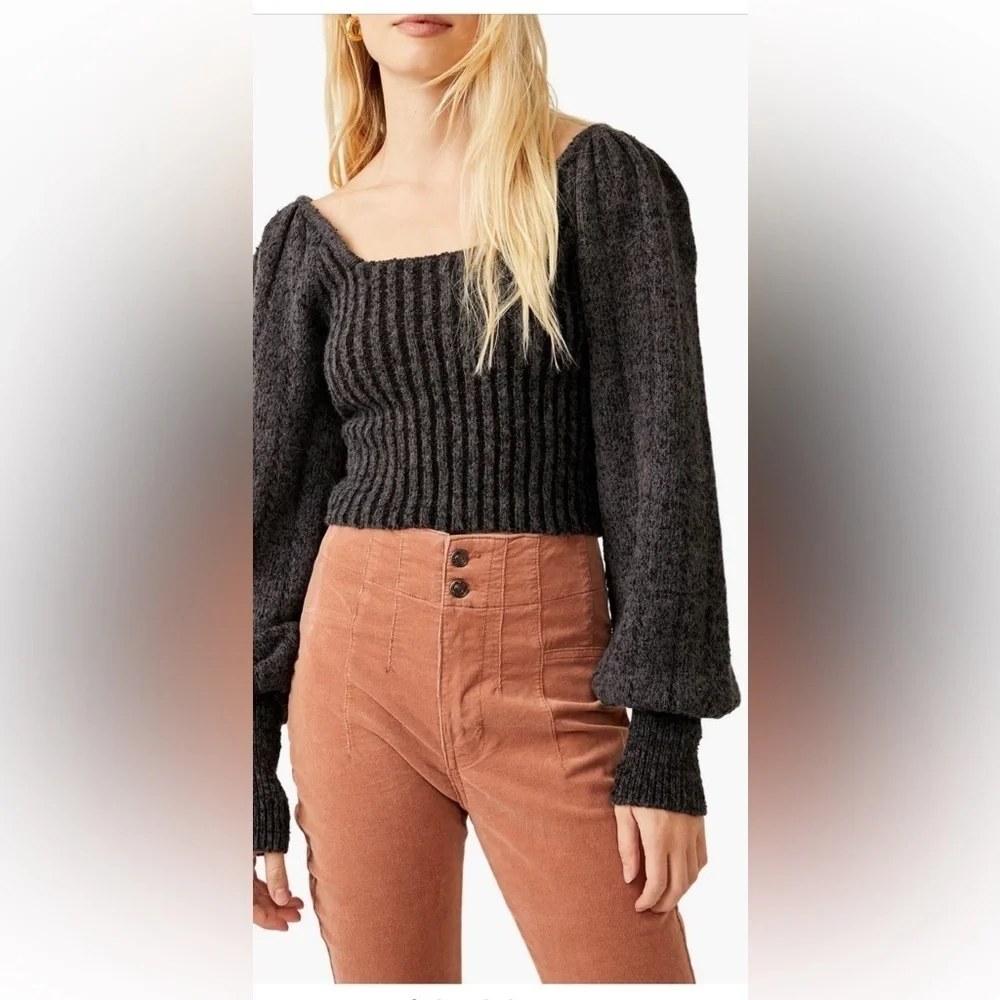 Free People Katie Mix Stitch Sweater
